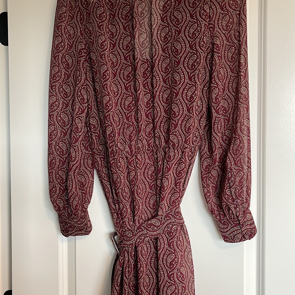 Banana Republic Belted Paisley Dress - Picture 6 of 7